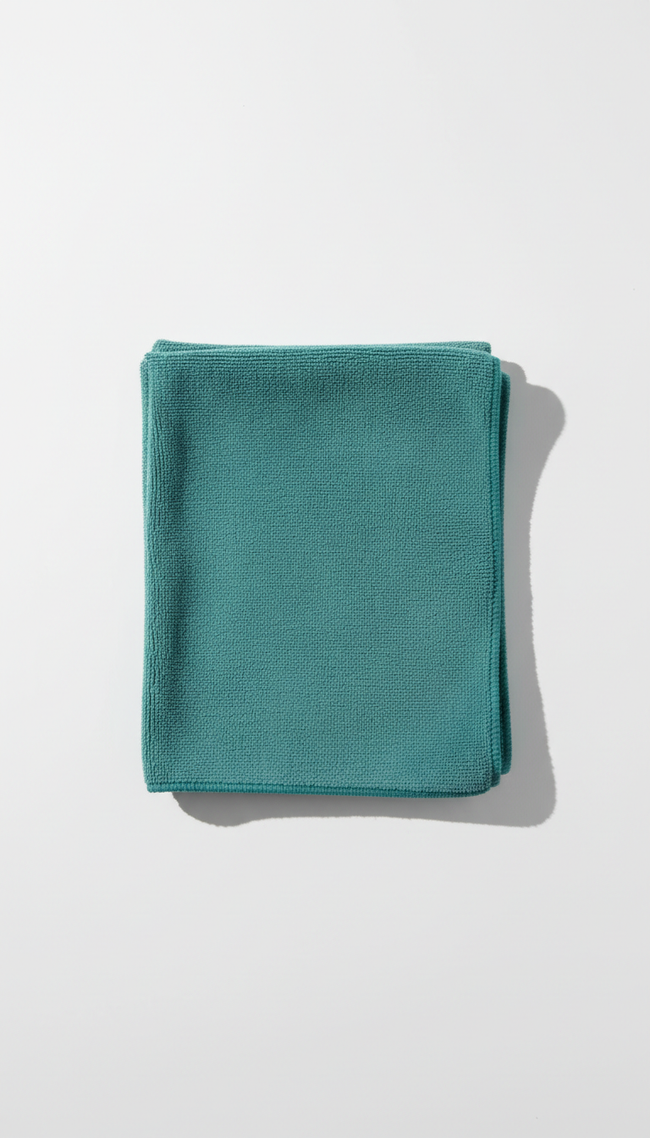 Engine Teal Microfiber Cleaning Cloth